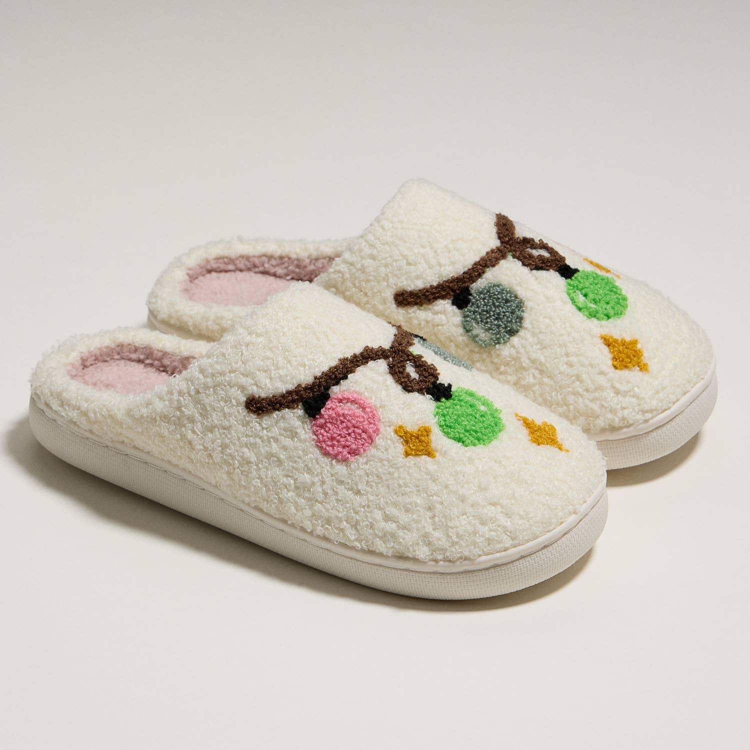 Festive Lights House Slippers