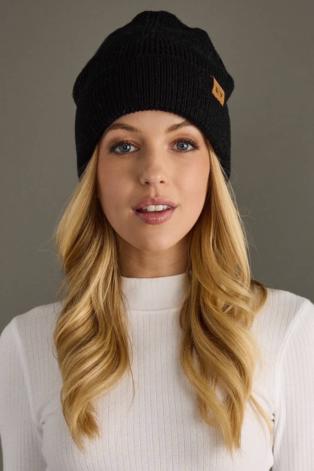 Black Knit Beanie