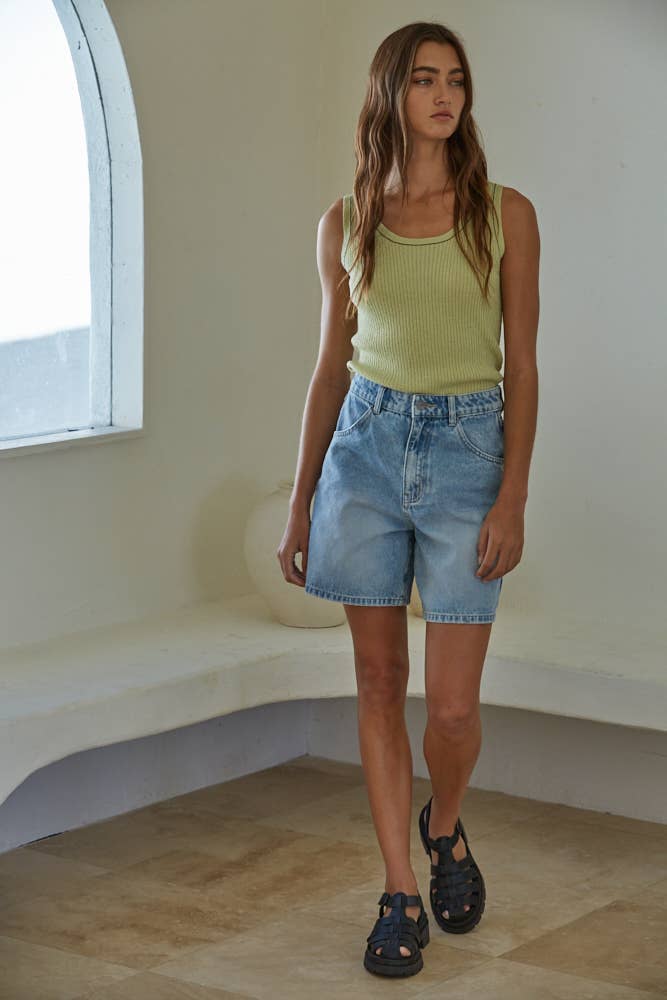 Mira Sleeveless Fitted Top
