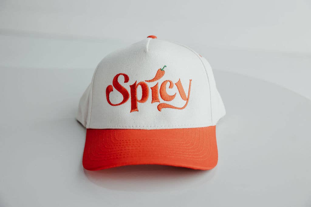 Spicy Vintage Embroidered Trucker Hat