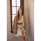 SLOUCHY BUTTON-DOWN CARDIGAN