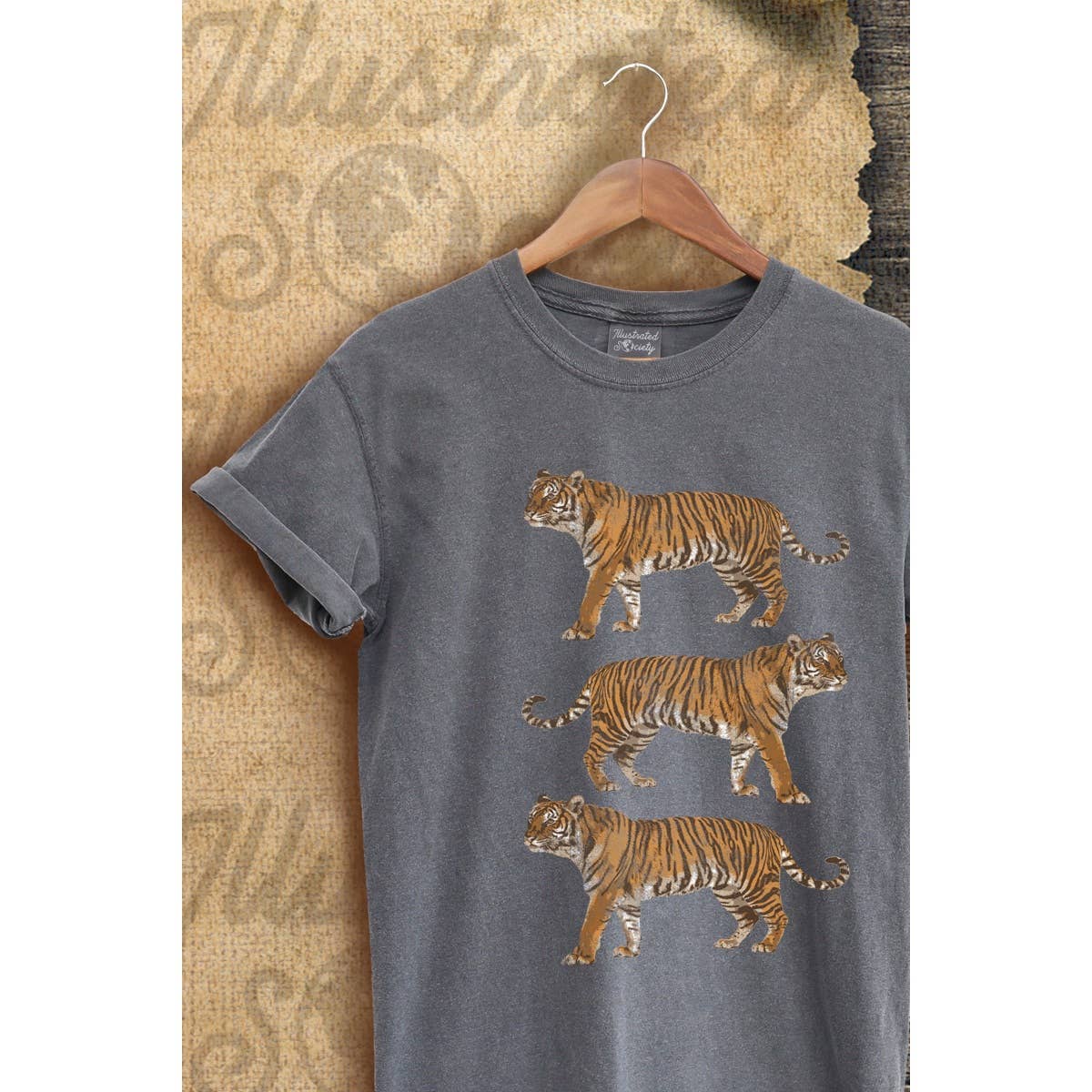 TIGERS VINTAGE GRAPHIC  TEE
