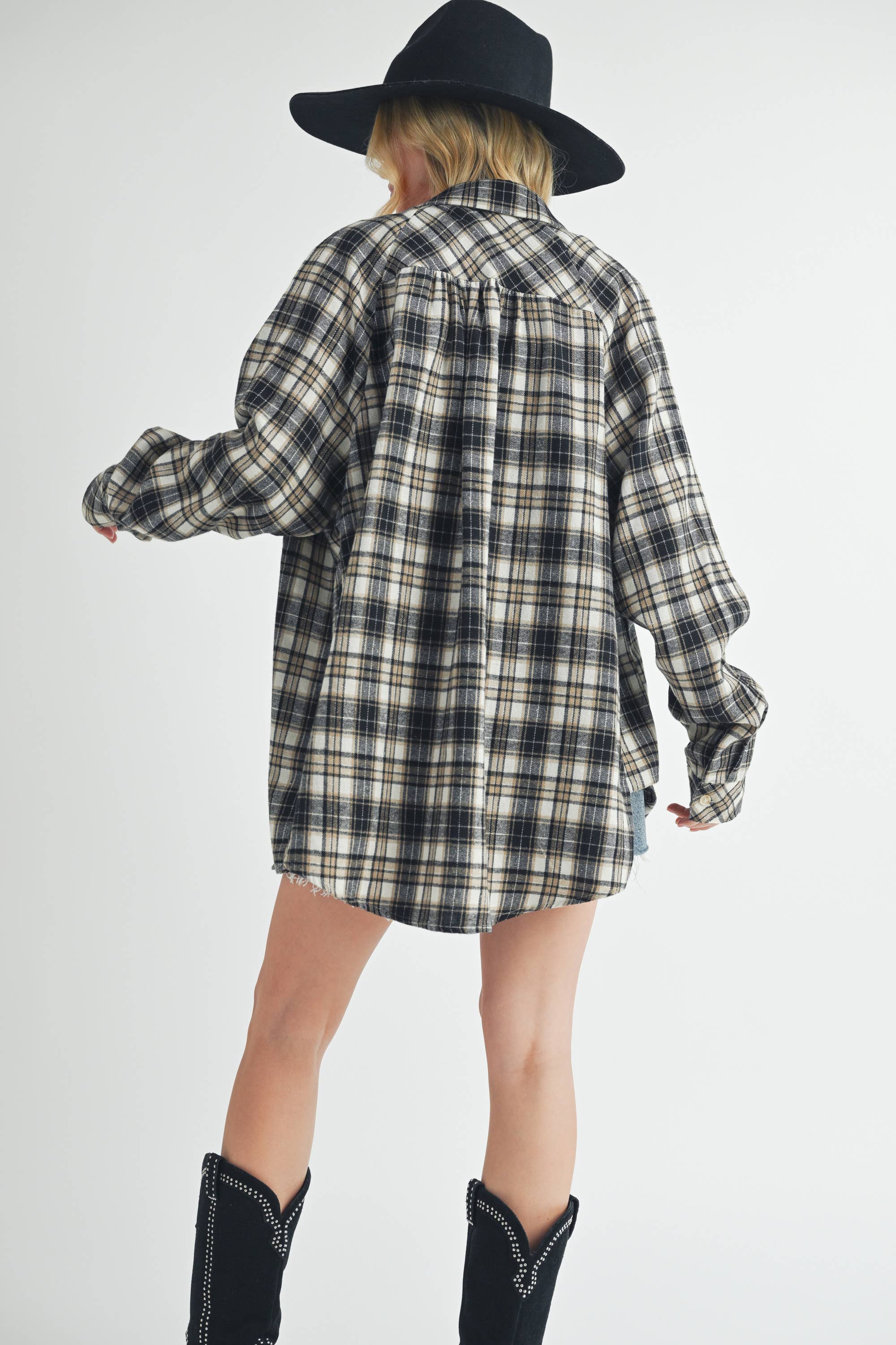 Abri Plaid Flannel Shirt