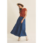TIMELESS TEXTURED COTTON CABLE KNITTED SWEATER TOP
