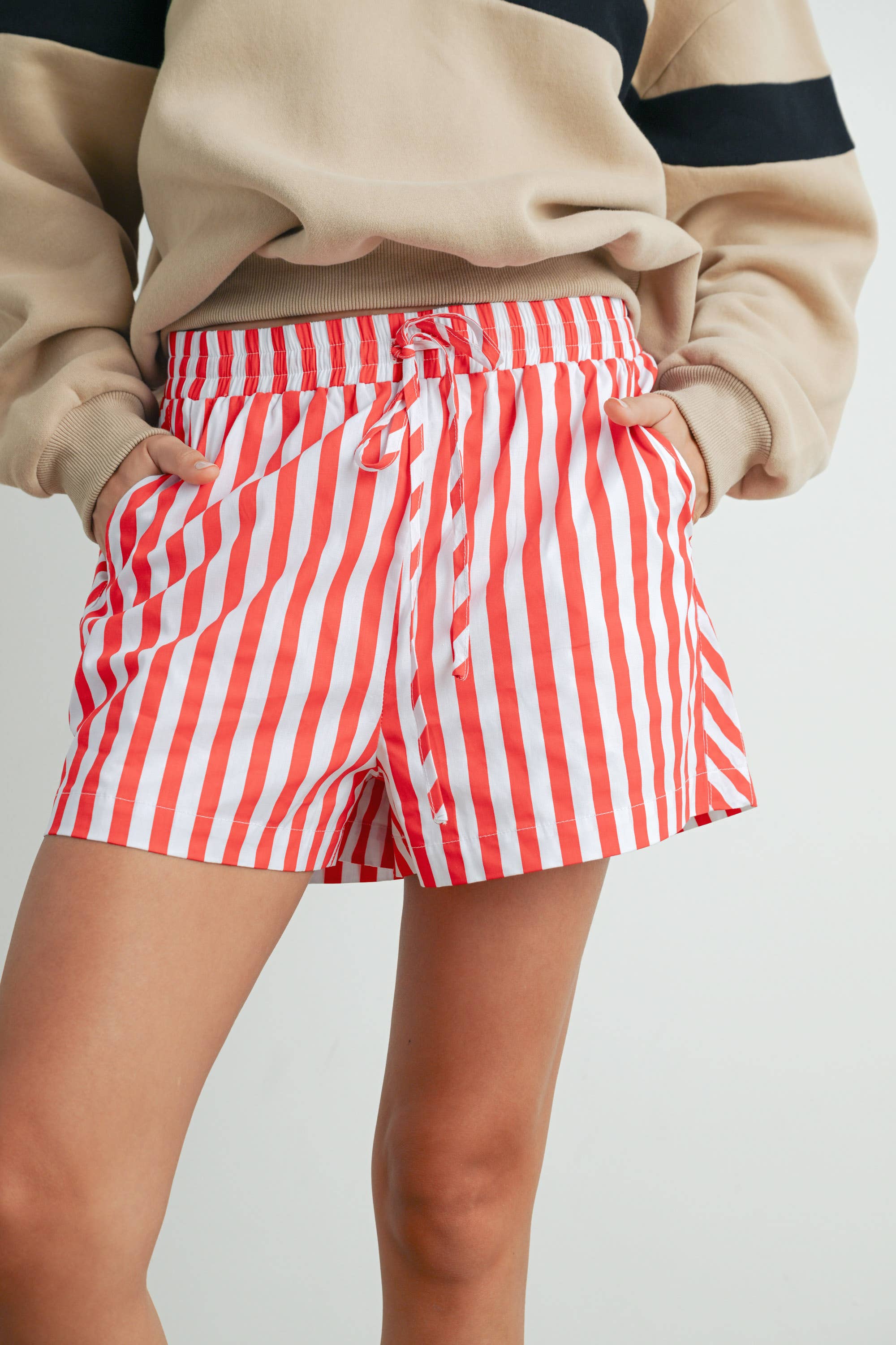STRIPED BOXER SHORTS