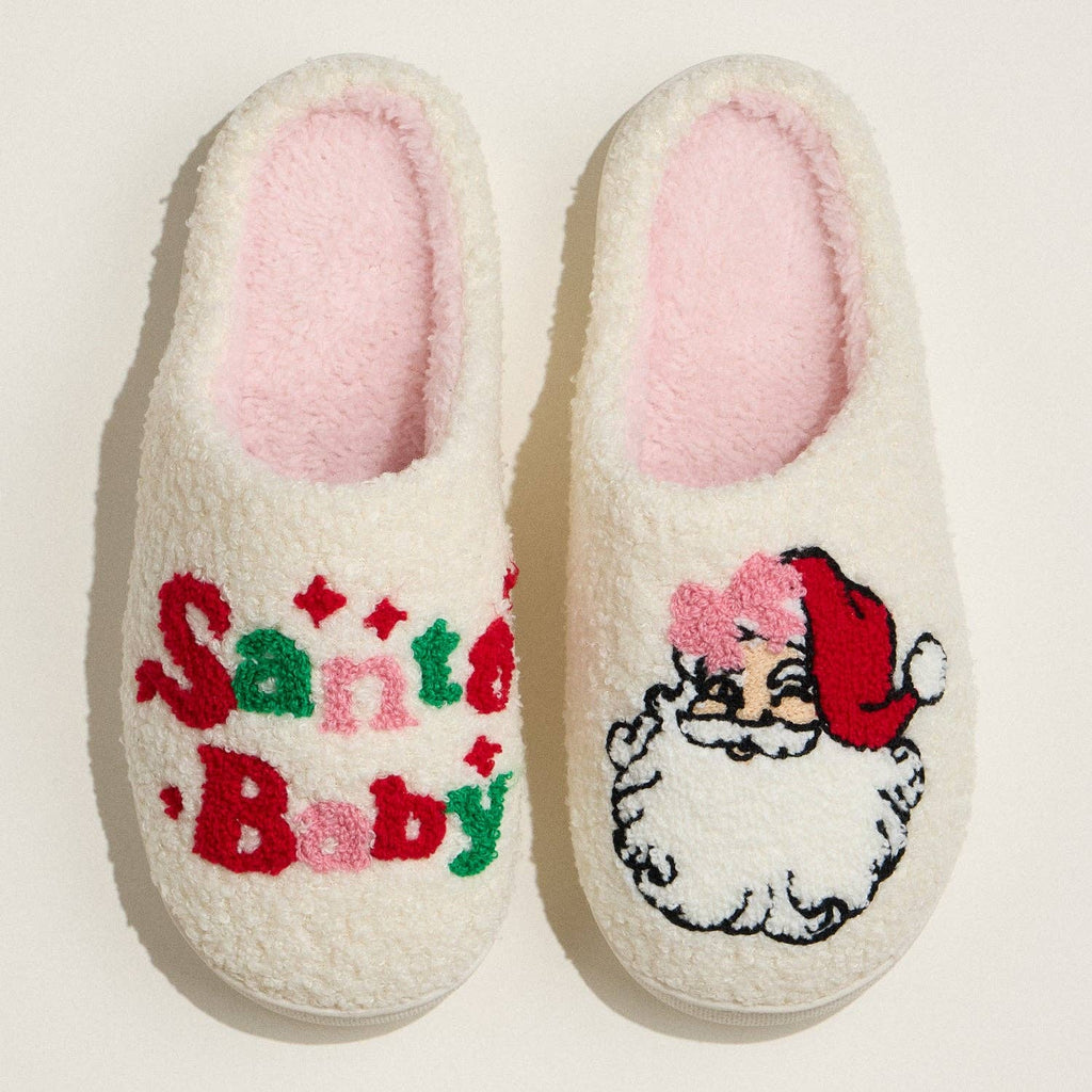 Santa Baby House Slippers