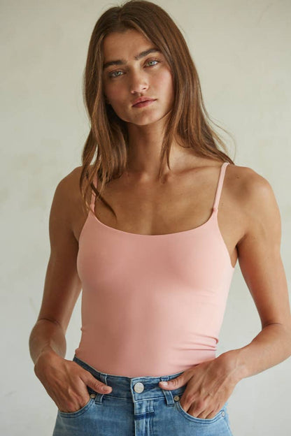 Double Layered Nylon Spandex Seamless Bodysuit