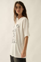 Dalmatians Garment-Washed Oversized Graphic Tee