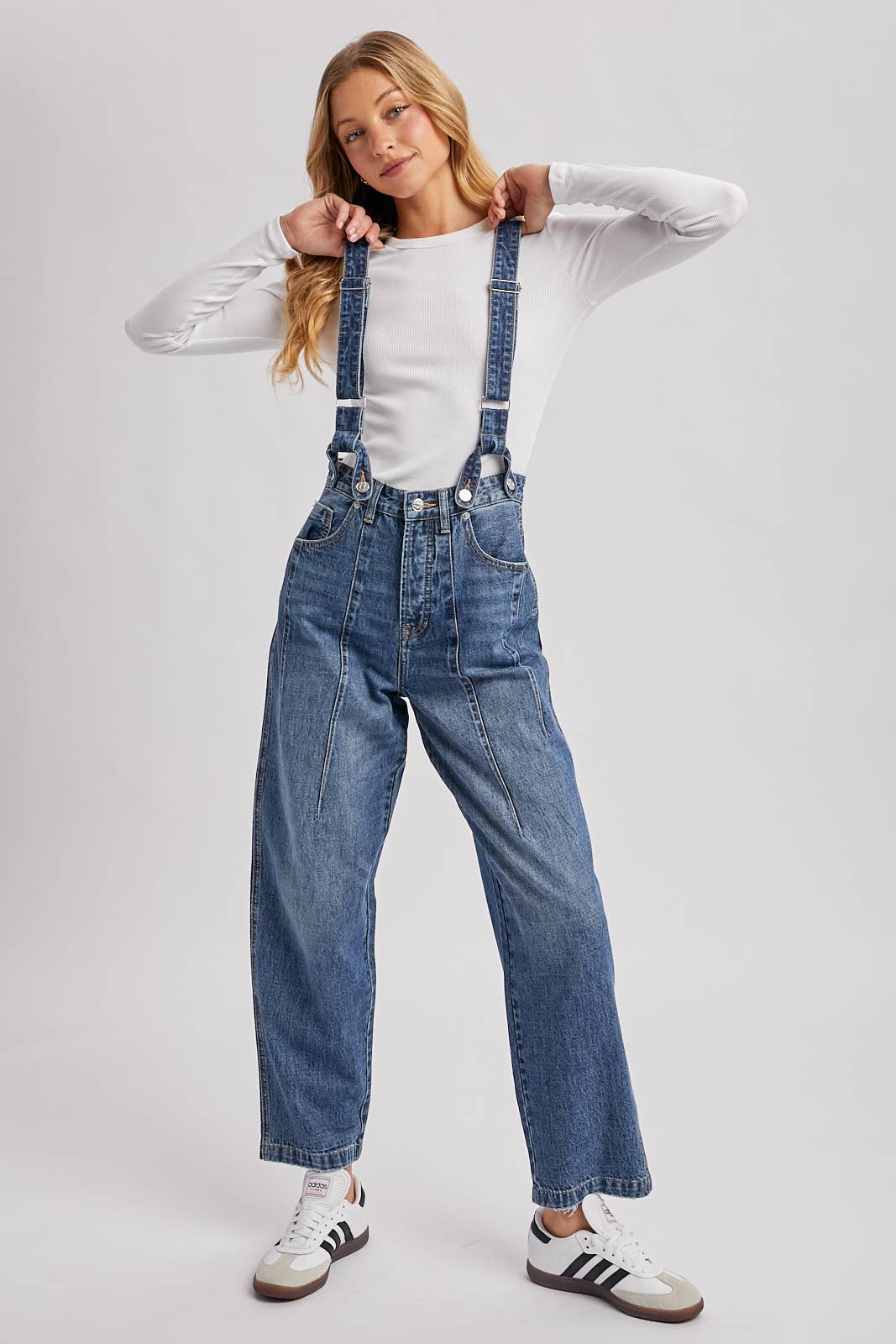 Detachable Suspender Jeans