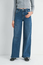 High Rise Palazzo Wide Leg Jeans