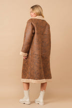 Faux Teddy Shearling Cozy Coat