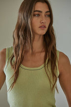 Mira Sleeveless Fitted Top