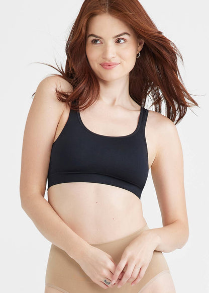 Eva Square Neck Bralette - Seamless [ Nude or Black ]