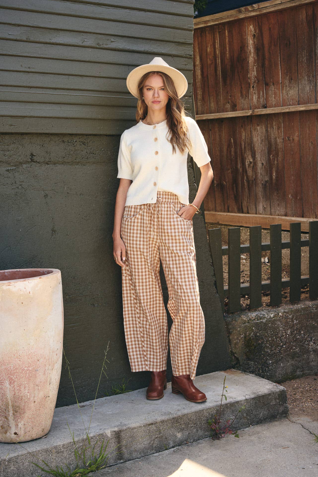 Weekend Coffee Cotton Cardigan – Ivory