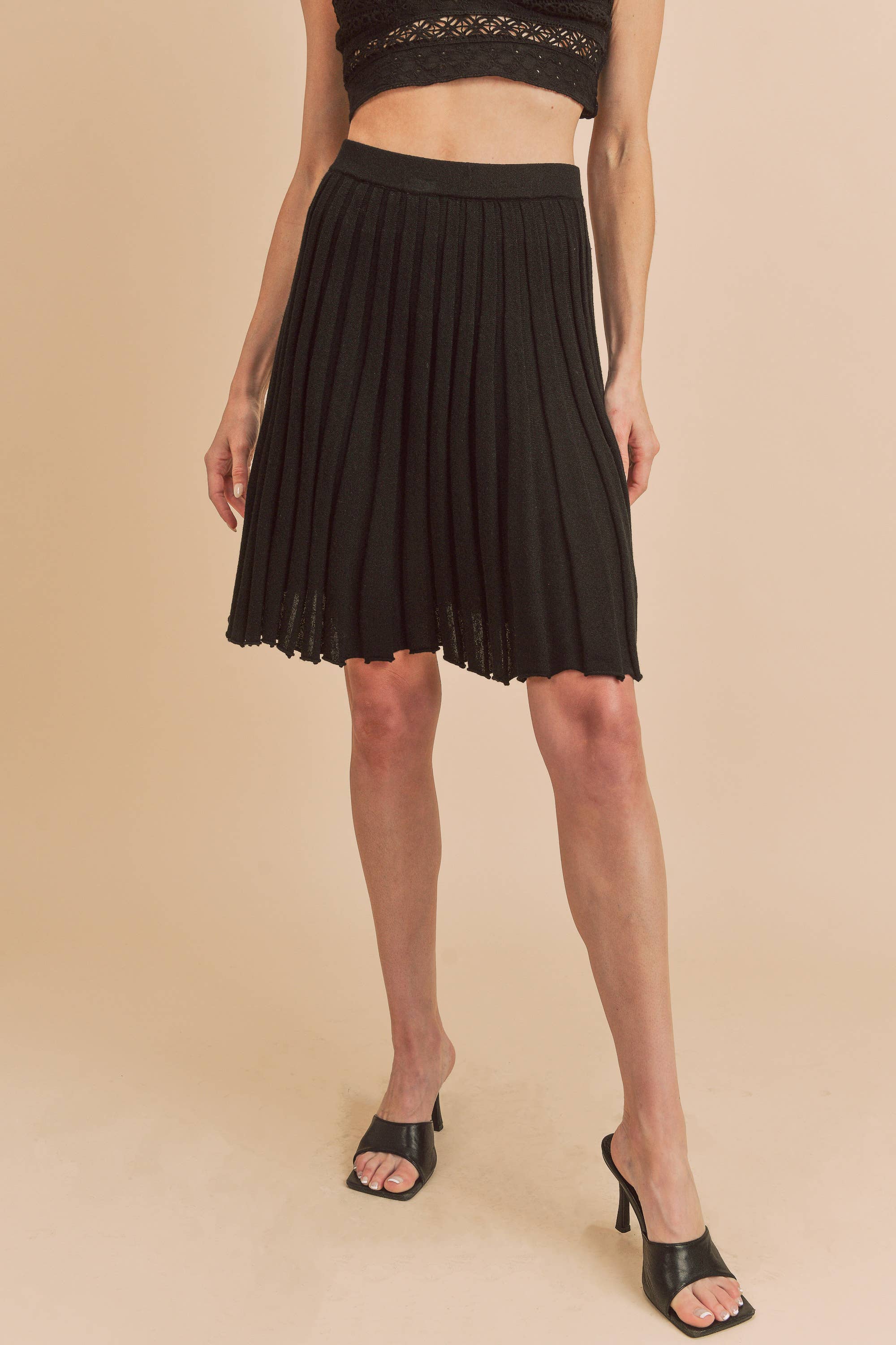 Kapri Knit Skirt with Attached Shorts