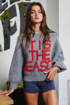 'TIS THE SEASON Lettering Sweater
