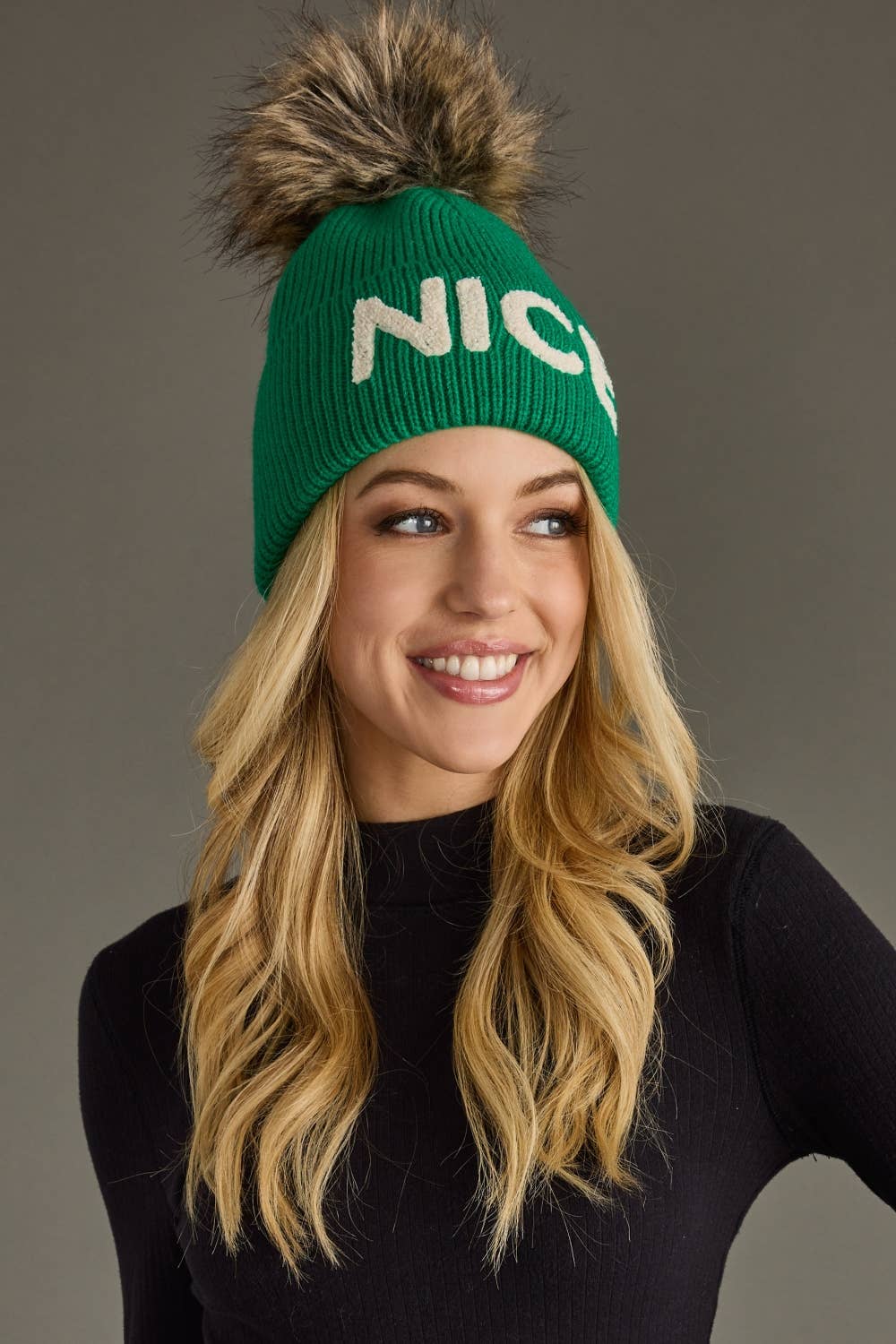 Nice Knit Pom Hat