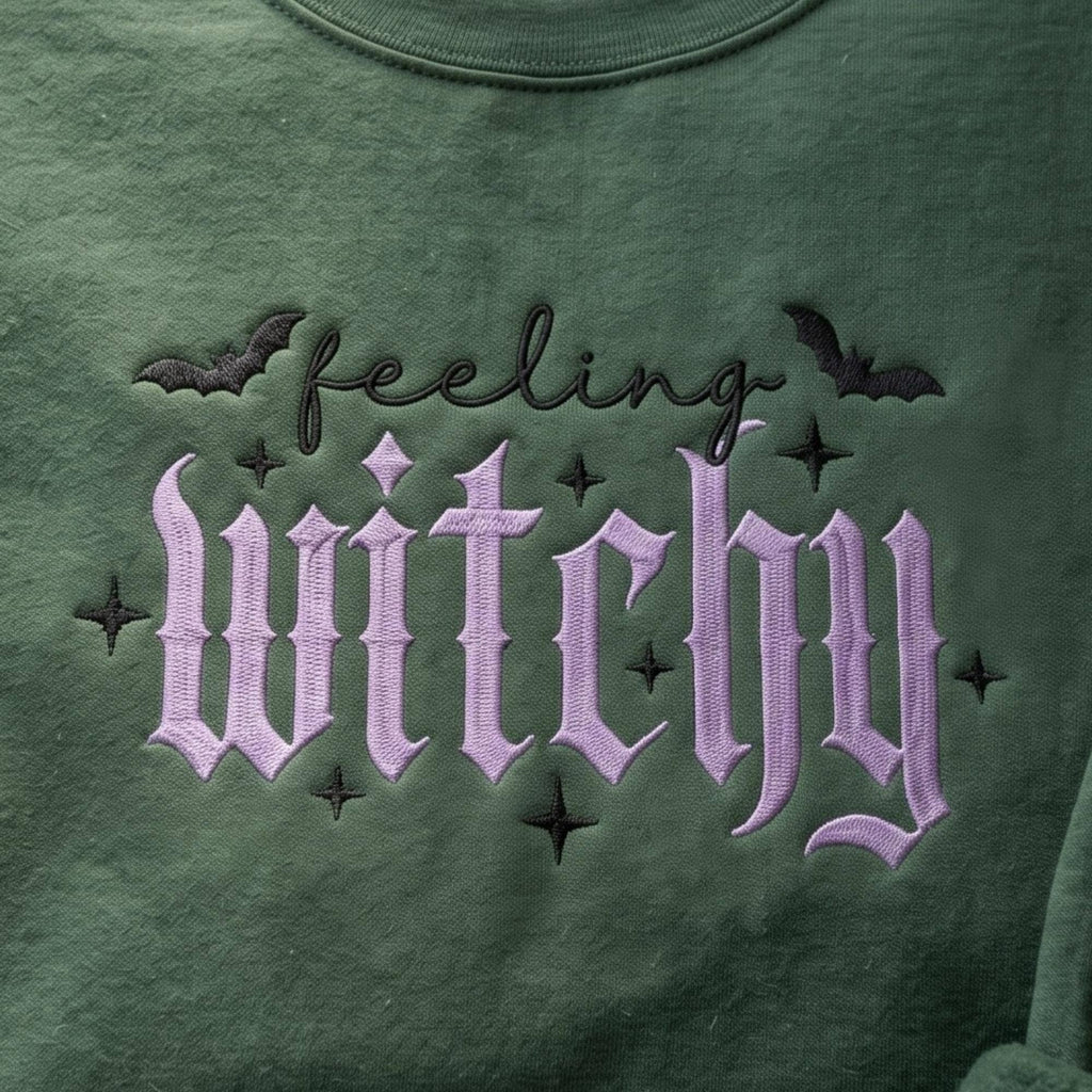 Feeling Witchy Embroidered Sweatshirt