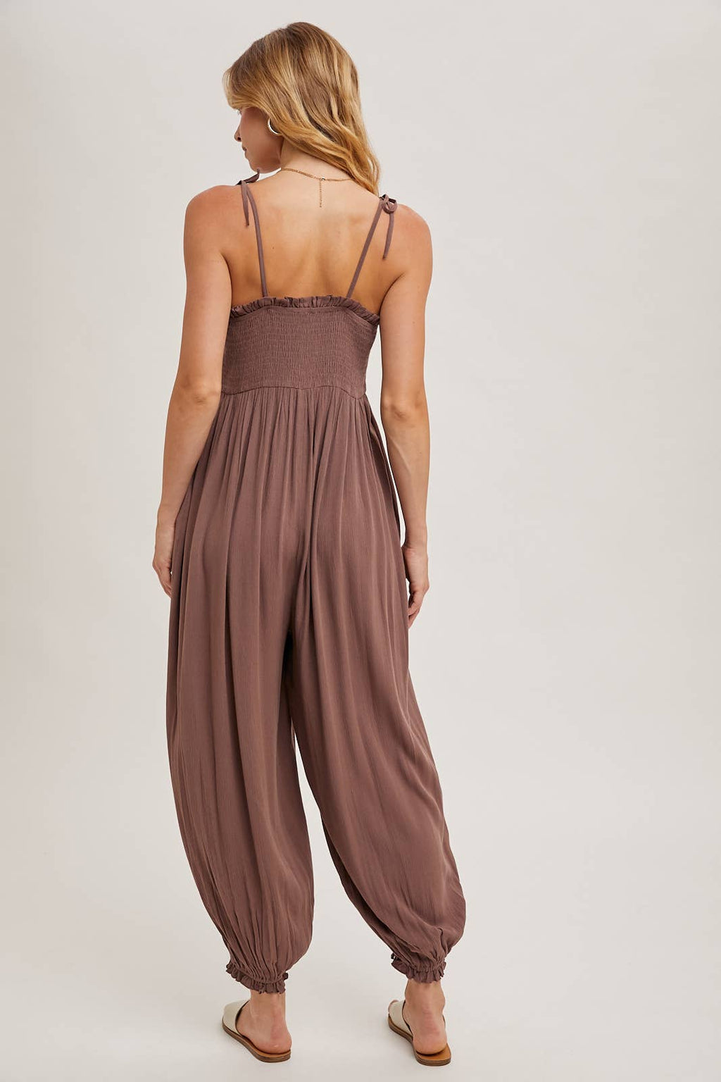 Shoulder Tie Jumpsuit