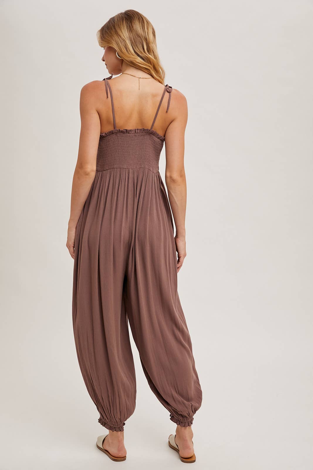 Shoulder Tie Jumpsuit