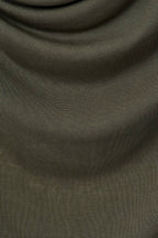 Cowl Neck Cap Sleeve Top - Draped Neckline Blouse