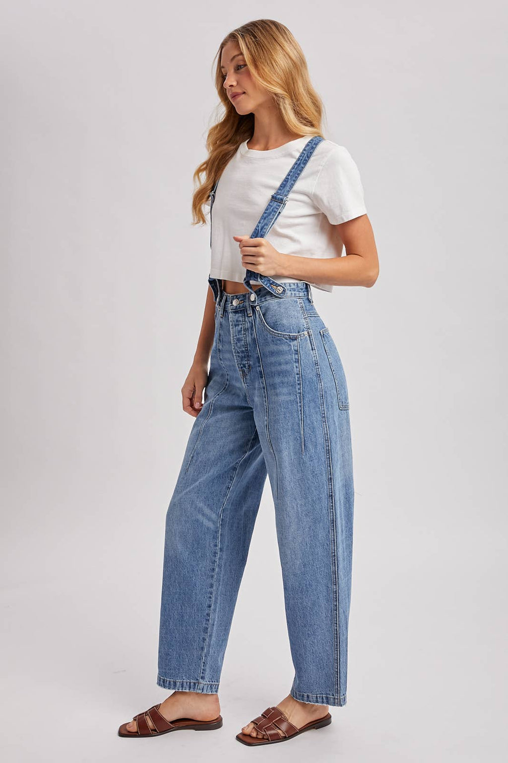 Detachable Suspender Jeans