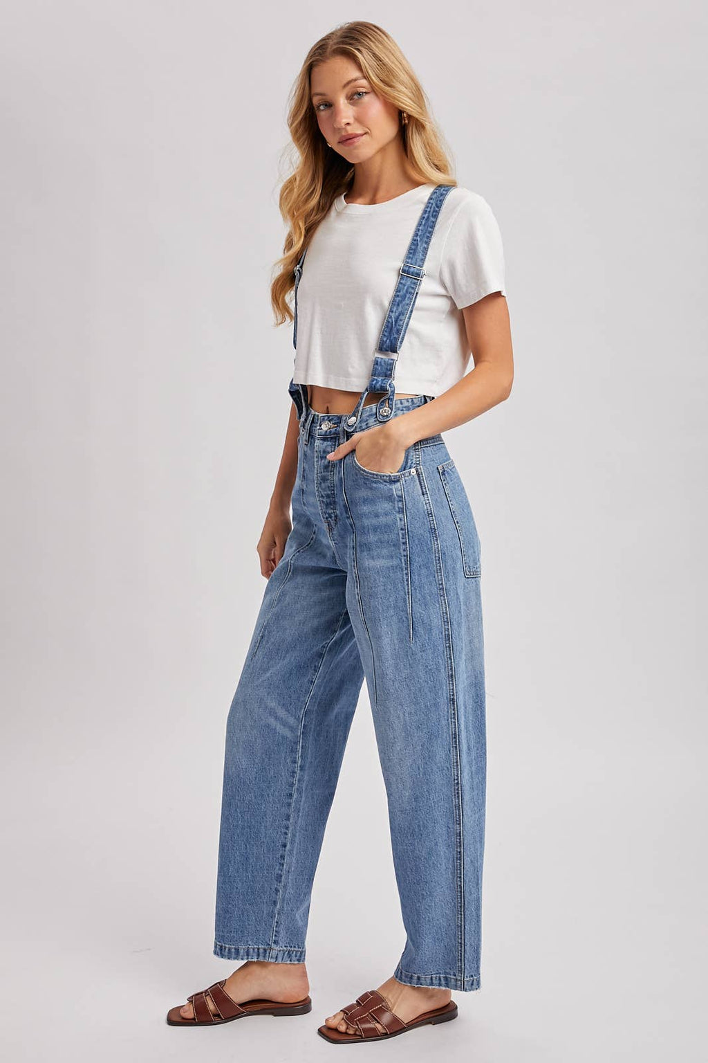 Detachable Suspender Jeans