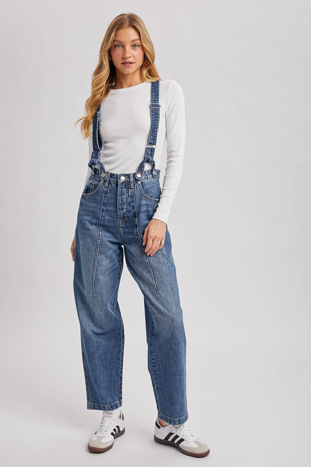 Detachable Suspender Jeans
