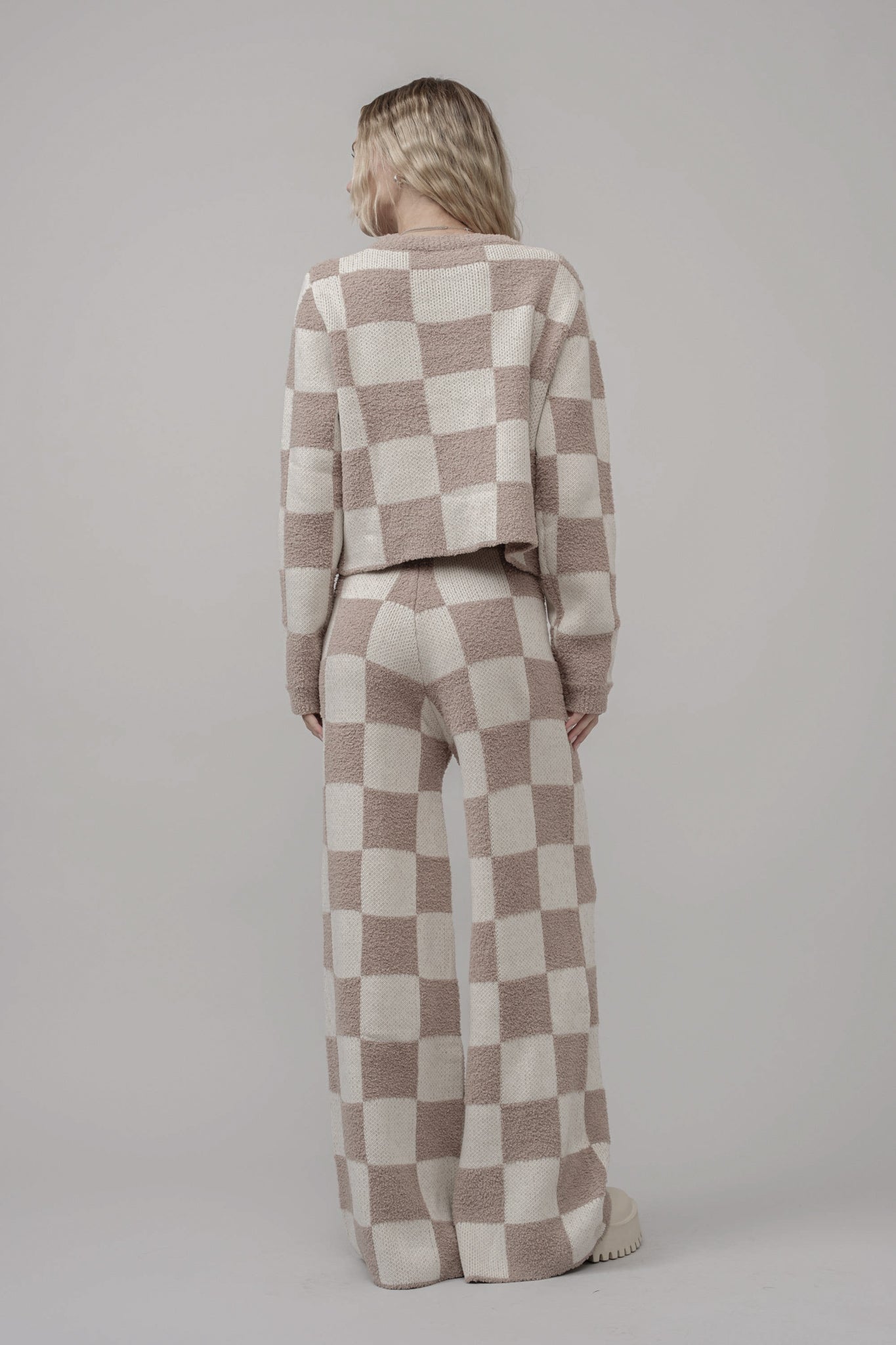 Checker Knit Set