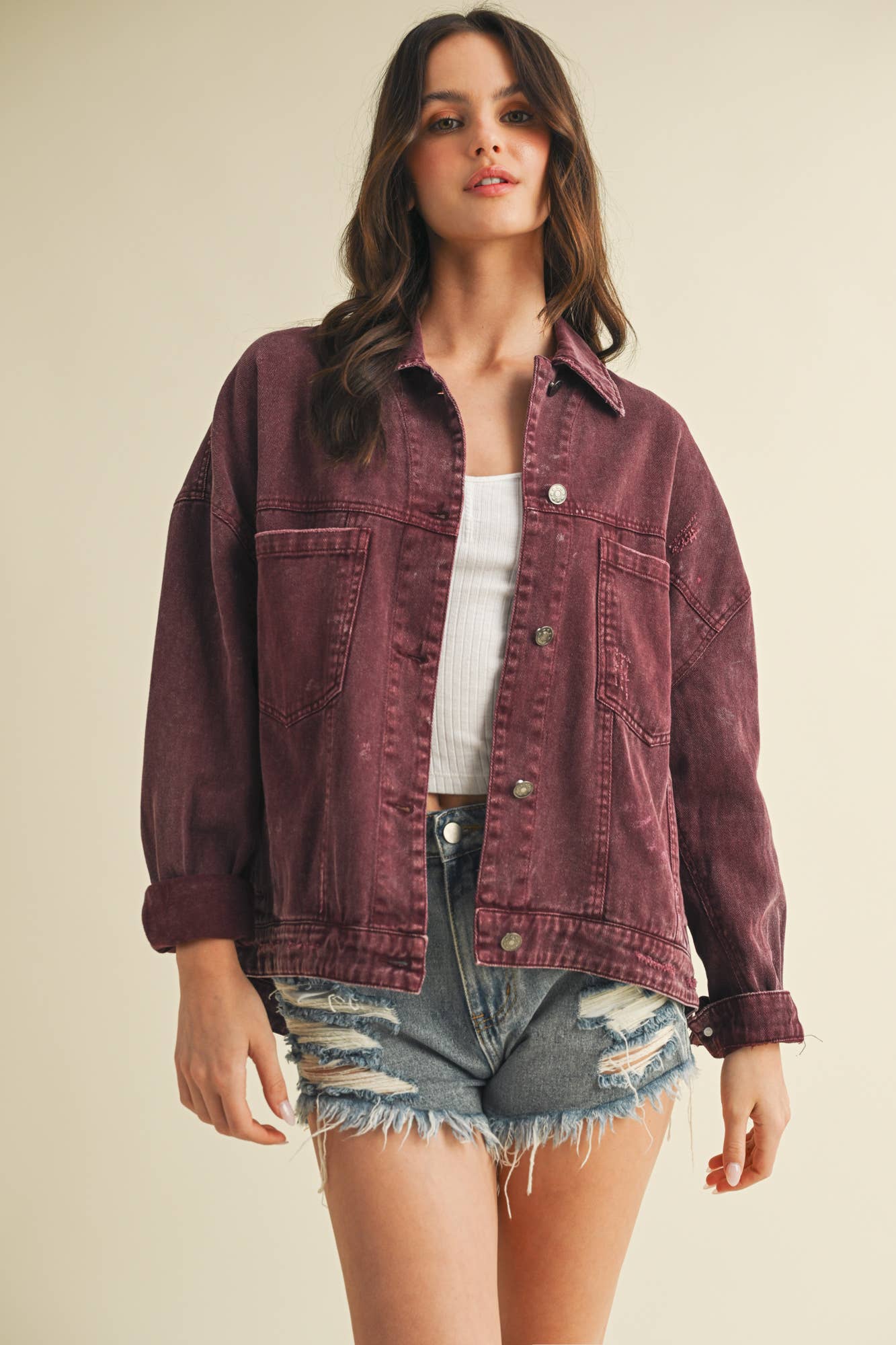 BACK PLEATED JACKET
