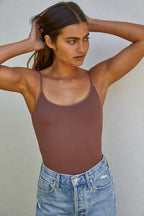 Seamless Spaghetti Strap Bodysuit (multi color options)