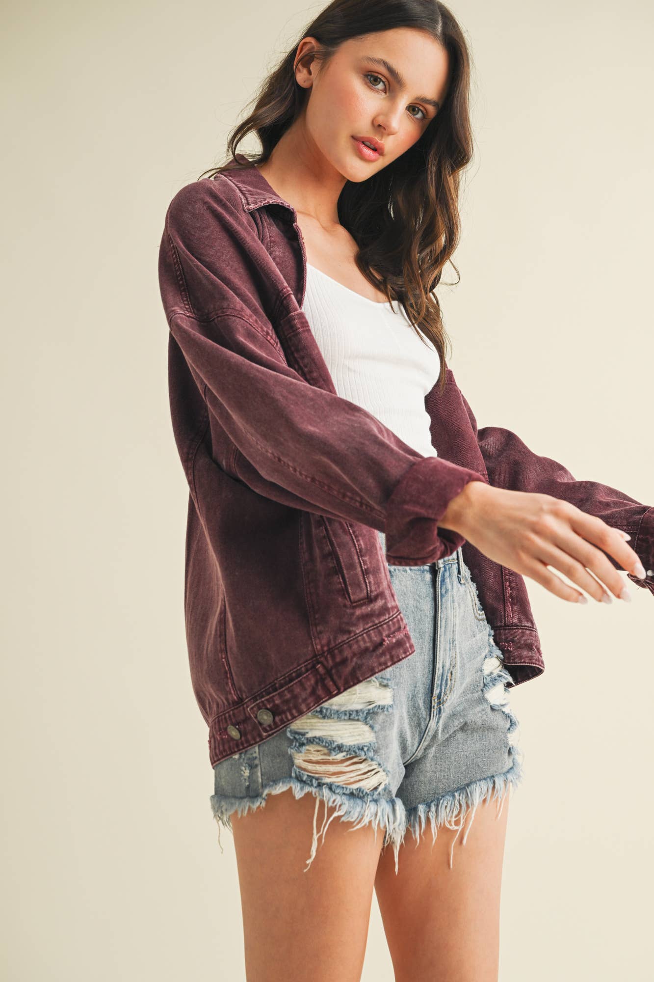BACK PLEATED JACKET