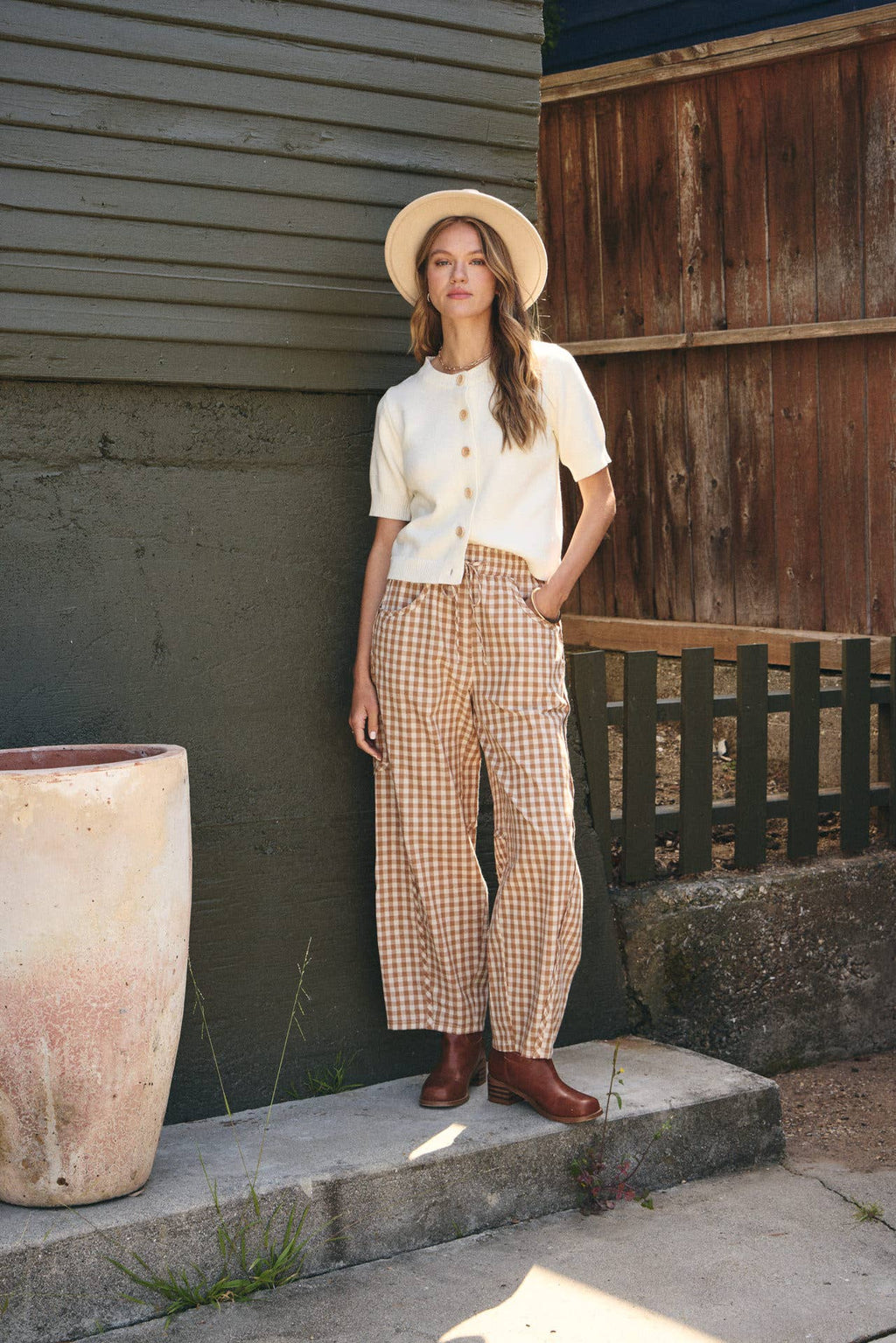 Weekend Coffee Cotton Cardigan – Ivory