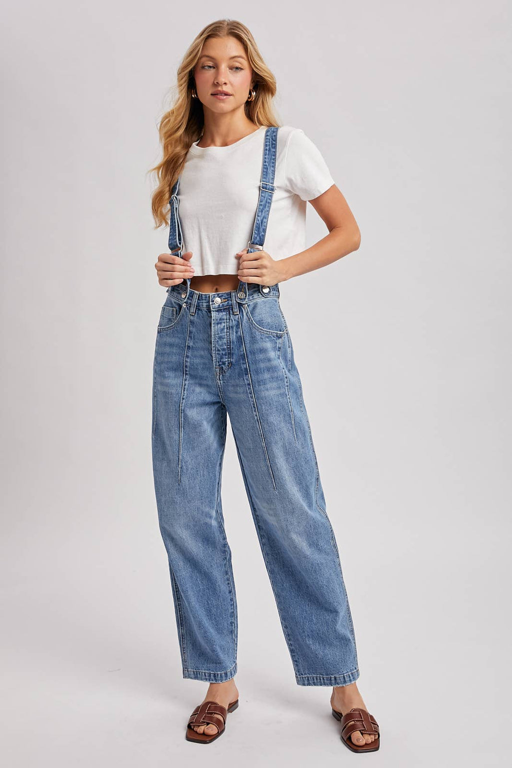 Detachable Suspender Jeans