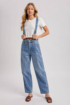 Detachable Suspender Jeans