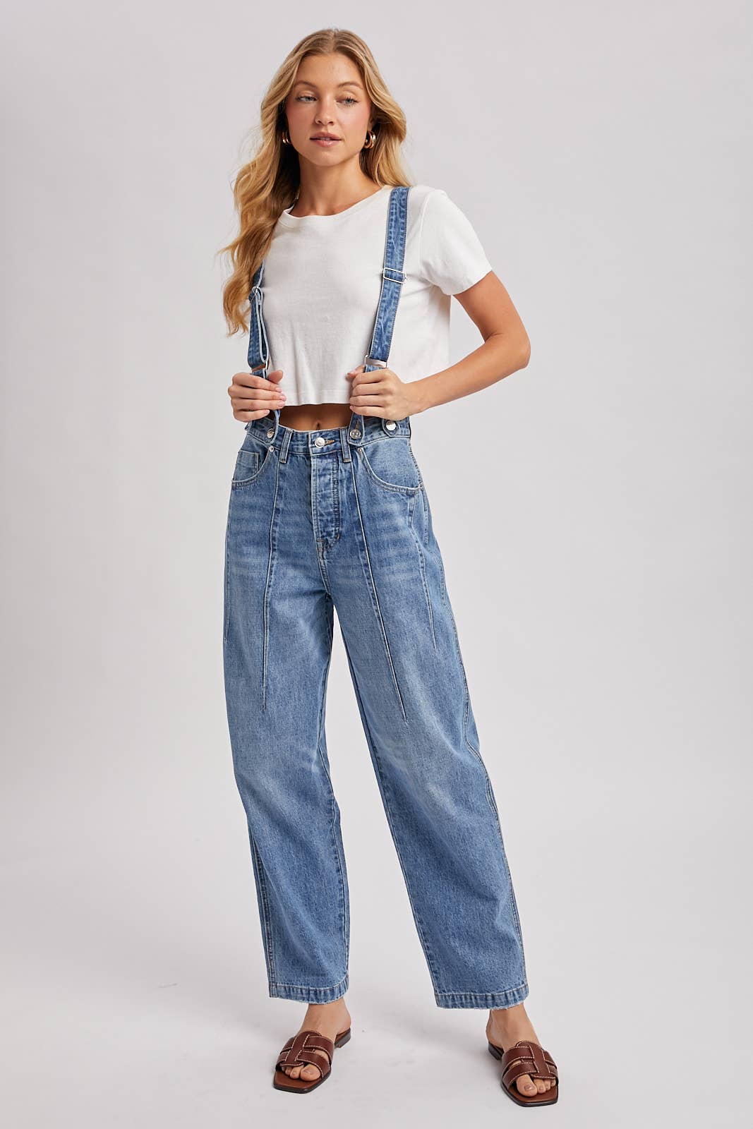 Detachable Suspender Jeans