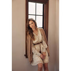 SLOUCHY BUTTON-DOWN CARDIGAN
