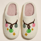 Festive Lights House Slippers