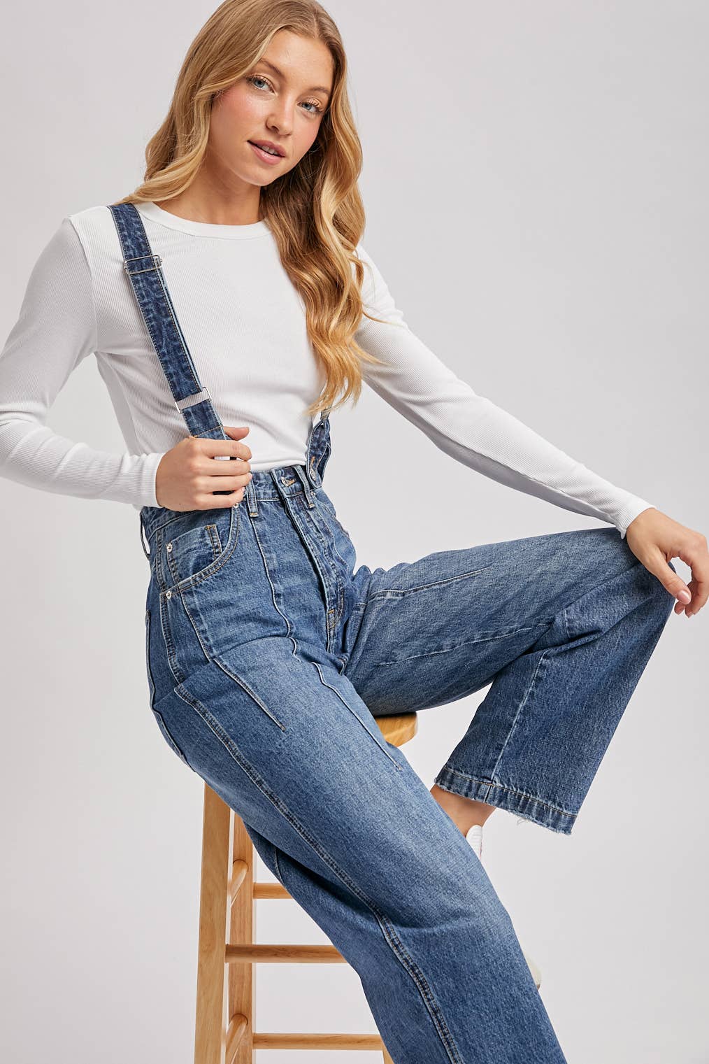 Detachable Suspender Jeans