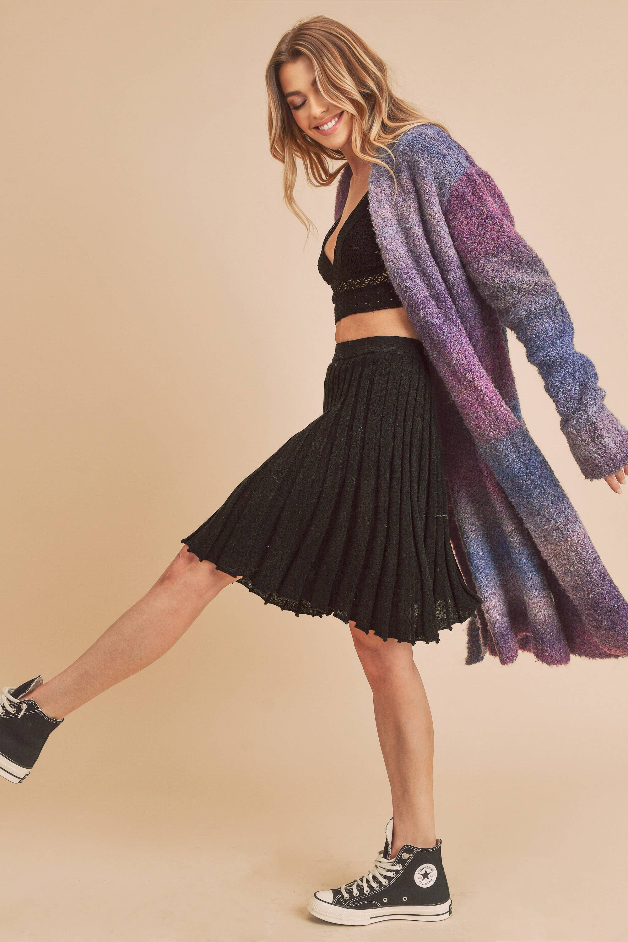 Kapri Knit Skirt with Attached Shorts