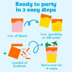 Cranberry Vanilla Cocktail / Mocktail Mixer - Single Packets