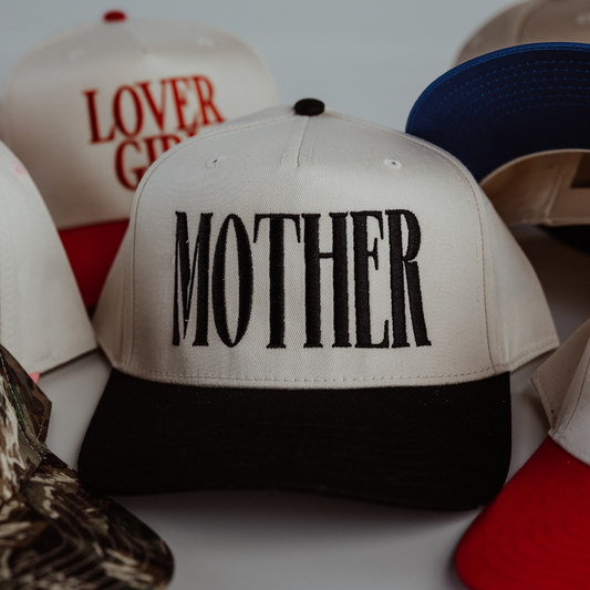 Mother Vintage Embroidered Trucker Hat