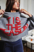 'TIS THE SEASON Lettering Sweater