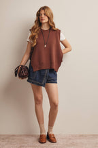 Braided Trim Denim Wrap Skort