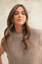 CROCHET KNITTED TOP