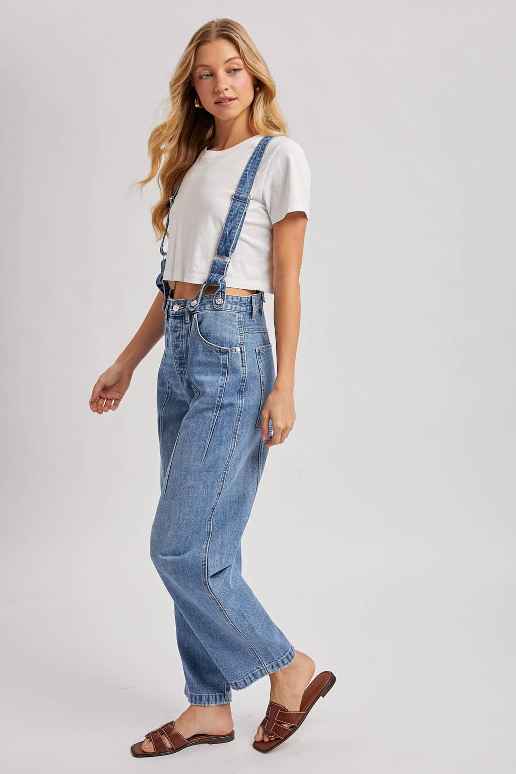Detachable Suspender Jeans