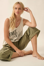 Free Spirit Pegasus Racerback Graphic Tank Top