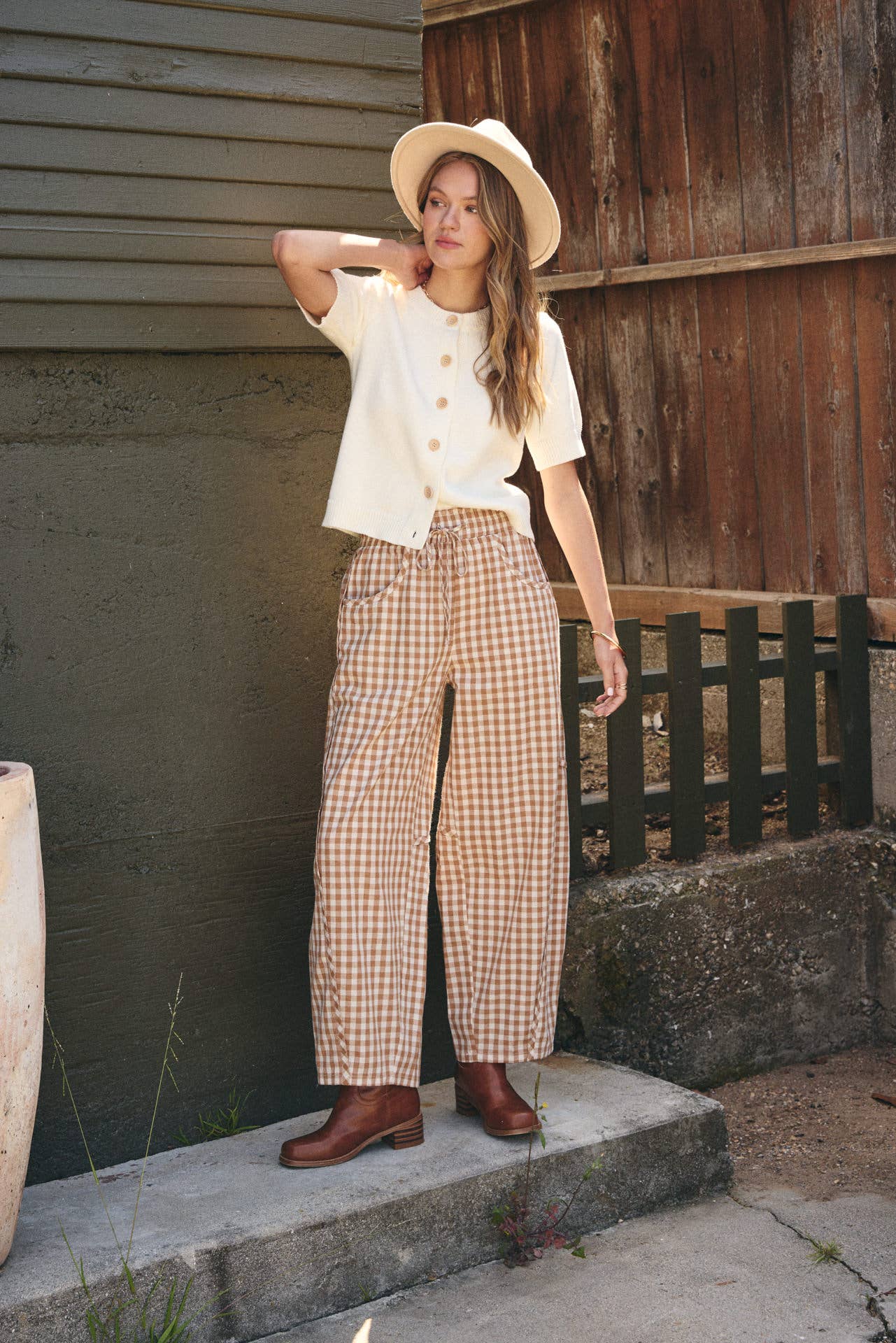 Weekend Coffee Cotton Cardigan – Ivory