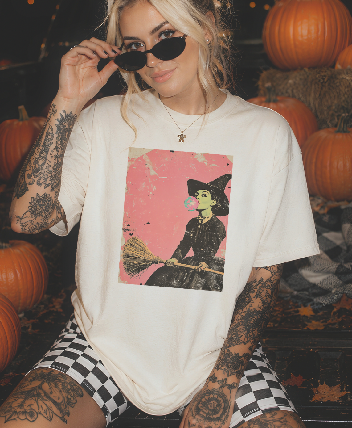 Resting Witch Face Graphic Tee