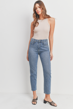 Non Stretch Mom Jean